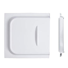 Load image into Gallery viewer, RVMATE Screen Door Slide with Slide Stop, 12" Panel for RV, Trailer, Camper, Motor Home, White