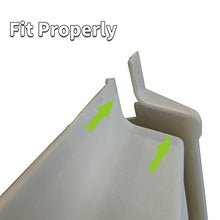 Load image into Gallery viewer, RVMATE Screen Door Slide with Slide Stop, 12" Panel for RV, Trailer, Camper, Motor Home, White