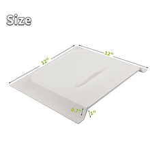 Load image into Gallery viewer, RVMATE Screen Door Slide with Slide Stop, 12" Panel for RV, Trailer, Camper, Motor Home, White