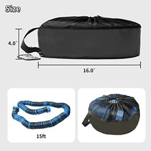Load image into Gallery viewer, RVMATE RV Hose Bag 1 Pack Black with Identification Tag, Waterproof RV Storage Bags for Electrical Cords/Fresh Water Hoses/Sewer Hoses and RV Accessories Storage and Organization