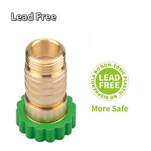 Load image into Gallery viewer, RVMATE Inline Water Pressure Reducer, Lead-Free Brass Regulator, for RV Plumbing System, 40-50PSI