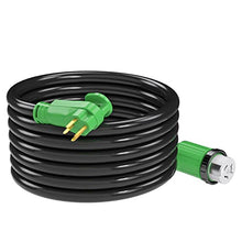Load image into Gallery viewer, RVMATE 50 Amp Generator Cord 25 Feet, Easy Plug in Handle, Generator Emergency Power Cord NEMA 14-50P to CS6364 & SS2-50R, ETL Listed