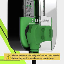 Load image into Gallery viewer, RV Surge Protector 30 Amp, RVMATE Surge Protection (2100 Joules) with Waterproof Cover, All-in-one Circuit Analyzer Power Guard with LED Indicators for RV/Trailer/Camper, ETL Listed