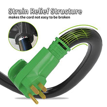 Load image into Gallery viewer, RVMATE 50 Amp Generator Cord 25 Feet, Easy Plug in Handle, Generator Emergency Power Cord NEMA 14-50P to CS6364 & SS2-50R, ETL Listed