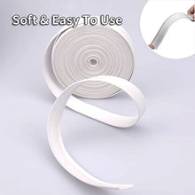 Load image into Gallery viewer, RVMATE RV Vinyl Insert Trim, 1 Inch Wide, 100 Feet, Heavy Duty Trailer Trim for RV Camper Travel Trailer, White