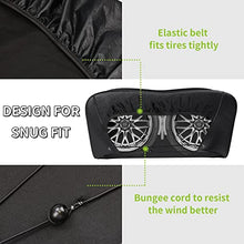 Load image into Gallery viewer, RVMATE RV Tire Covers, Dual Axle Wheel Cover (1 Pack) Fits 30"-33" Diameter Tires, Waterproof Anti-UV Black Dual Tire Covers RV Accessories for RV/Truck/Trailer