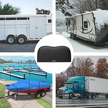 Load image into Gallery viewer, RVMATE RV Tire Covers, Dual Axle Wheel Cover (1 Pack) Fits 30"-33" Diameter Tires, Waterproof Anti-UV Black Dual Tire Covers RV Accessories for RV/Truck/Trailer