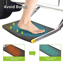Load image into Gallery viewer, RVMATE RV Step Rugs 18 Inch RV Step Covers Wrap Around Camper Stair Rugs for Radius Steps, 1 Pack