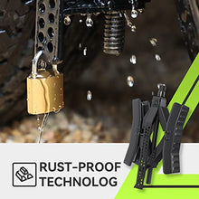 Load image into Gallery viewer, RVMATE RV Camper Wheel Chock Stabilizer Scissor, X Chocks Wheel Stabilizer (2 Packs) for RV Travel Trailer Tires, X Chock for Locking Tandem Wheels When Parked on Uneven Surfaces, Black.