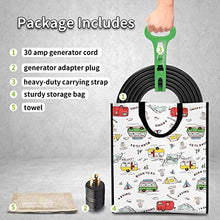 Load image into Gallery viewer, RVMATE 30 Amp Generator Cord 4 Prong 10 Feet, NEMA L14-30P/L14-30R, 125/250V Up to 7500W 10 Gauge SJTW Generator Extension Cord, ETL Listed