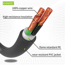 Load image into Gallery viewer, RVMATE 30 Amp to 15 Amp RV Adapter Cord, ETL Listed 30 Amp to 110 Adapter, RV Electrical Adapter with LED Indicator, 180 Degree Bend Power Adapter, Right-Angle Handle Plug Adapter