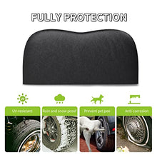 Load image into Gallery viewer, RVMATE RV Tire Covers, Dual Axle Wheel Cover (2 Pack) Fits 27"-30" Diameter Tires, Waterproof Anti-UV Black Dual Tire Covers RV Accessories for RV/Truck/Trailer