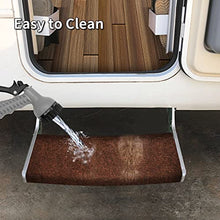 Load image into Gallery viewer, RVMATE RV Step Rugs 22 Inch RV Step Covers Wrap Around Camper Stair Rugs for Radius Steps, 3 Packs