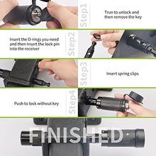 Load image into Gallery viewer, RVMATE Trailer Hitch Lock 5/8" Dia. for Class III IV 2" & 2-1/2" Receiver, Anti-Theft Steel Locking Hitch Pin with 2 Keys for Towing Trailer/Truck/Bike Rack