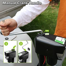 Load image into Gallery viewer, RVMATE Electric A-Frame Trailer Jack up to 3500lbs Heavy Duty RV Electric Power Tongue Jack with Accessories Manual Crank Handle and Level, 18" Lift, 12V DC and Bright LED Lights, Black