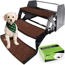 Load image into Gallery viewer, RVMATE RV Step Rugs 22 Inch RV Step Covers Wrap Around Camper Stair Rugs for Radius Steps, 3 Packs