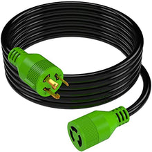 Load image into Gallery viewer, RVMATE 3 Prong 30 Amp Generator Extension Cord 20 Feet, NEMA L5-30P/L5-30R 125V SJTW Jacket
