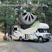 Load image into Gallery viewer, RVMATE Camper Levelers 8-Piece Kit RV Leveling Blocks Camper Wheel Chocks Including Two Curved Levelers, Two Chocks, Two Rubber Grip Mats, and Bonus Jack Pad in Storage Carrying Bag