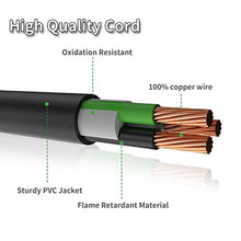 Load image into Gallery viewer, RVMATE 3 Prong 30 Amp Generator Extension Cord 10 Feet, NEMA L5-30P/L5-30R 125V SJTW Jacket
