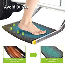 Load image into Gallery viewer, RVMATE RV Step Rugs 23 Inch RV Step Covers Wrap Around Radius Steps with Snap Fasteners Quickly to Release and Fit, 3 Packs
