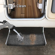 Load image into Gallery viewer, RVMATE RV Step Covers 23 Inch RV Step Rugs Wrap Around Camper Stair Rugs for Radius Steps, 3 Packs
