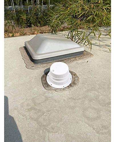 RVMATE White Plumbing Vent Kit - Easy Replacement For 1" To 2-3/8" Pipes